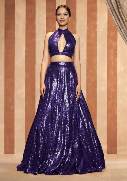 Lehenga Set With Hand Embroidered Blouse